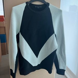 Alexander Wang black and white pull over sweater
